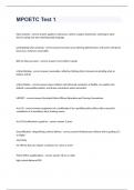 MPOETC Test 1 Exam Questions With Correct Solutions 20232024&period;  