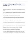 Chapter 1 Question and answers 100&percnt; correct 2023&sol;2024 