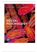 Instructor Manual for Social Psychology Goals in Interaction, 7th Edition By Kenrick, Neuberg, Cialdini,
