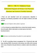 NR601 / NR 601 Midterm Exam 2024: Primary Care of the Maturing & Aged Family Practicum Questions and Answers(Verified Answers)