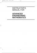 Advanced Engineering Mathematics Solution Manual 9th Edition