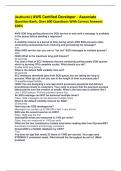 Authentic&rpar; AWS Certified Developer - Associate Question Bank&comma; Over 600 Questions With Correct Answers 100&percnt;