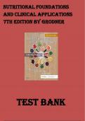 Nutritional Foundations and Clinical Applications 7th Edition by Grodner ISBN- 978-0323544900 Test Bank Latest Verified Review 2024 Practice Questions and Answers for Exam Preparation, 100% Correct with Explanations, Highly Recommended, Download to Score 