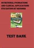 Nutritional Foundations and Clinical Applications 7th and 8th Edition by Grodner ISBN- 978-0323810241 Test Bank Latest Verified Review 2024 Practice Questions and Answers for Exam Preparation, 100% Correct with Explanations, Highly Recommended, Download t
