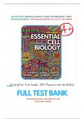 Test Bank Essential Cell Biology 5th Edition by Alberts &vert; 9780393680379 &vert; &vert; Chapter 1-20 &vert;All Chapters with Answers and Rationals