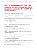IAAI CFI Study Questions (2024) 250+ questions compiled through the years, to assist in preparation for the IAAI CFI certification test