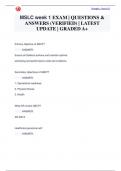 MSLC week 1 EXAM &vert; QUESTIONS &  ANSWERS &lpar;VERIFIED&rpar; &vert; LATEST  UPDATE &vert; GRADED A&plus;