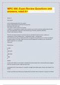 WPC 300&comma; Exam Review Questions and  answers&comma; rated A&plus;&sol; 2024&sol;25 EXAM PREDICTION QUESTIONS&sol; 