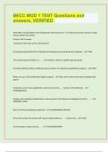 BECC MOD 1 TEST Questions and  answers&comma; VERIFIED&period;&sol; 2024&sol;25 EXAM PREDICTION QUESTIONS&sol; 