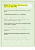 BECC Mod 1&comma; Exam Questions and  answers&comma; Rated A&plus;&sol; 2024&sol;25 EXAM PREDICTION QUESTIONS&sol; 