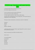 C720 PA wgu Questions and Latest Answers  2024