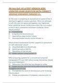 PN Hesi Exit V4 LATEST VERSION 2024 UPDATED EXAM QUESTION WITH CORRECT VERIFIED ANSWERS &sol;GRADED A&plus; 