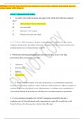 NURSING 1234 500 Page NCLEX Exam Questions And Answers Attained Guaranteed Success Latest Update &sol;2024 Grade A&plus;