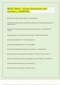 BECC Mod 1&comma; Exam Questions and  answers&comma; VERIFIED&period;&sol; 2024&sol;25 EXAM PREDICTION QUESTIONS&sol; 