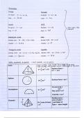 Measurement grade 12 IEB notes