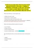 CNIM EXAM 2024-2025 TEST BANK WITH  600 QUESTIONS AND 100% CORRECT  VERIFIED ANSWERS ALREADY GRADED  A+/ CNIM LATEST PRACTICE EXAM  QUESTIONS AND ANSWERS (BRAND NEW!!)
