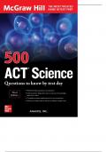 500 Act Science Questions To Know By Test Day By McGraw Hill Education