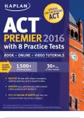 ACT English, Reading & Writing Prep Includes 500+ Practice Questions