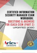 Certified Information Security Manager Exam Workbook: Questions & Answers for Isaca CISM (Part 2)