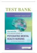 Test Bank for Varcarolis’ Foundations of Psychiatric Mental Health Nursing A Clinical Approach by Margaret Jordan Halter, PhD, APRN 8th Edition ISBN: 9780323389679| Complete Guide A+