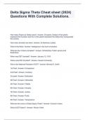 Delta Sigma Theta Cheat sheet &lpar;2024&rpar; Questions With Complete Solutions&period;