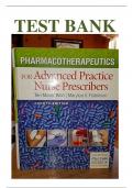 Test Bank for Pharmacotherapeutics For Advanced Practice Nurse Prescribers 4th Edition, Kindle Edition by Teri Moser Woo ISBN: 9780803638273| Complete Guide A+