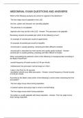 ABDOMINAL EXAM QUESTIONS AND ANSWERS