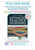 Test Bank for Advanced Practice Nursing: Essential Knowledge for the Profession 5th Edition by Susan M. DeNisco, All Chapters | Complete Guide A+