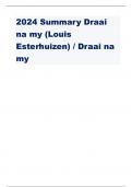 2024 Summary Draai  na my &lpar;Louis  Esterhuizen&rpar;&sol; Draai na  my