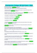 Chamberlain College&period; NR 224 Exam 1 Q&A