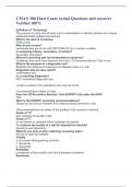 CMAN 380 Final Exam Actual Questions and Answers Verified 100&percnt;