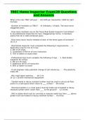 National Home Inspector Exams 