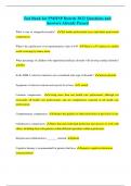 Test Bank for PMHNP Boards 2022 Questions and Answers Already Passed