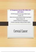 Cervical cancer and ovarian cancer 