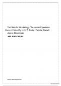 Test Bank for Microbiology The Human Experience (Second Edition) By John W. Foster Zarrintaj Aliabadi Joan L. Slonczewski 9780393533248 | Complete Guide A+