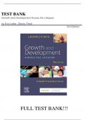 Test Bank For Growth and Development Across the Lifespan 3rd Edition by Eve Leifer, Gloria; Fleck||ISBN NO:10,0323809405||ISBN NO:13,978-0323809405||All Chapters||Complete Guide A+
