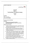 TMN3701 EQP: Teaching English First Additional Language