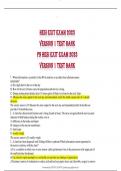 RN HESI EXIT EXAM RETAKE 2023-2024-VERSION