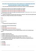 PHTLS PRE & POST EXAM TEST 2024 LATEST UPDATED 100&percnt; GUARANTEED PASS WITH  DETAILED QUESTIONS & CORRECT MARKED ANSWERS&period;