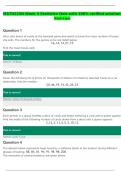   MATH225N Week 4 Statistics Quiz-with 100% verified solutions Week 4 quiz