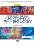 COMPLETE Elaborated Test Bank For Understanding Anatomy & Physiology&colon; A Visual&comma; Auditory&comma; Interactive Approach 3rd Edition Gale Sloan Thompson 2023
