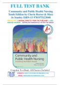 Test Bank for Community and Public Health Nursing Tenth Edition by Cherie Rector, Mary Jo Stanley 9781975123048 Chapter 1-30 | Complete Guide A+