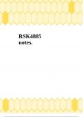 RSK4805 notes.