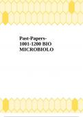 Past-Papers1001-1200 BIO MICROBIOLO
