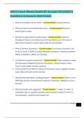ANCC Psych Mental Health NP through 0313202&vert;474 Questions & Answers 2024 Exam&sol;&sol;