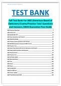 Full Test Bank For ABO (American Board of Opticianry) Exams/Practice Test/ Questions and Answers /2024 Guarantee Pass Guide