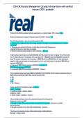 C214 OA Financial Management Concepts Version Exam-with verified  answers-2022 gradedA&plus;