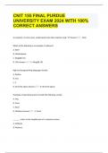 CNIT 155 FINAL PURDUE UNIVERSITY EXAM 2024 WITH 100% CORRECT ANSWERS