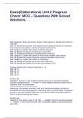 Exam&lpar;Elaborations&rpar; Unit 2 Progress Check&colon; MCQ &ndash; Questions With Solved Solutions&period;