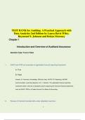 Auditing&colon; A Practical Approach with Data Analytics &ndash; 2nd Edition &lpar;Laura Davis Wiley&comma; Raymond N&period; Johnson & Robyn Moroney&rpar; &vert; Complete Test Bank with Correct Answers